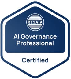 AI Governance Professional (AIGP) certification badge