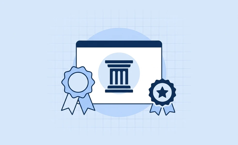 An authorized training-provider credential with an official recognition seal.